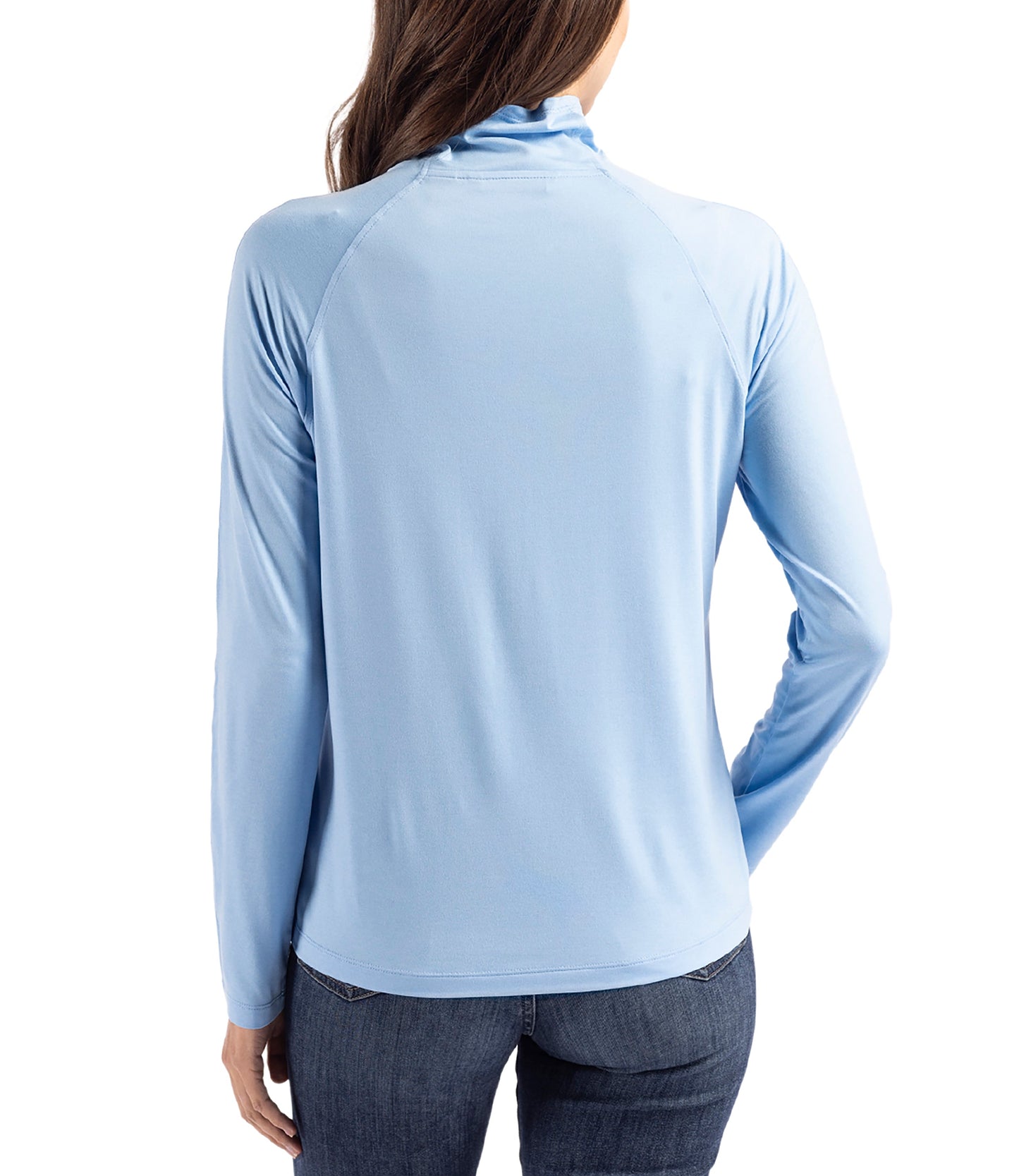 Cutter & Buck Coastline Epic Comfort Eco Recycled Womens Funnel Neck by Cutter & Buck Apparel