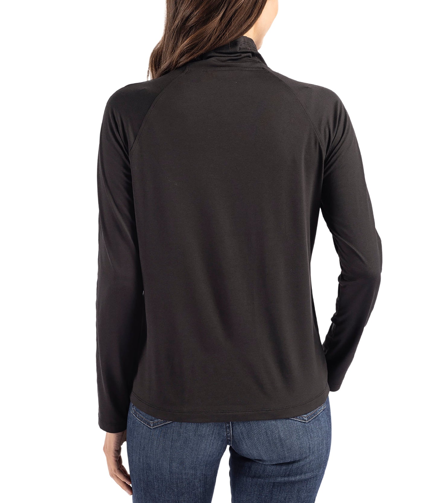 Cutter & Buck Coastline Epic Comfort Eco Recycled Womens Funnel Neck by Cutter & Buck Apparel