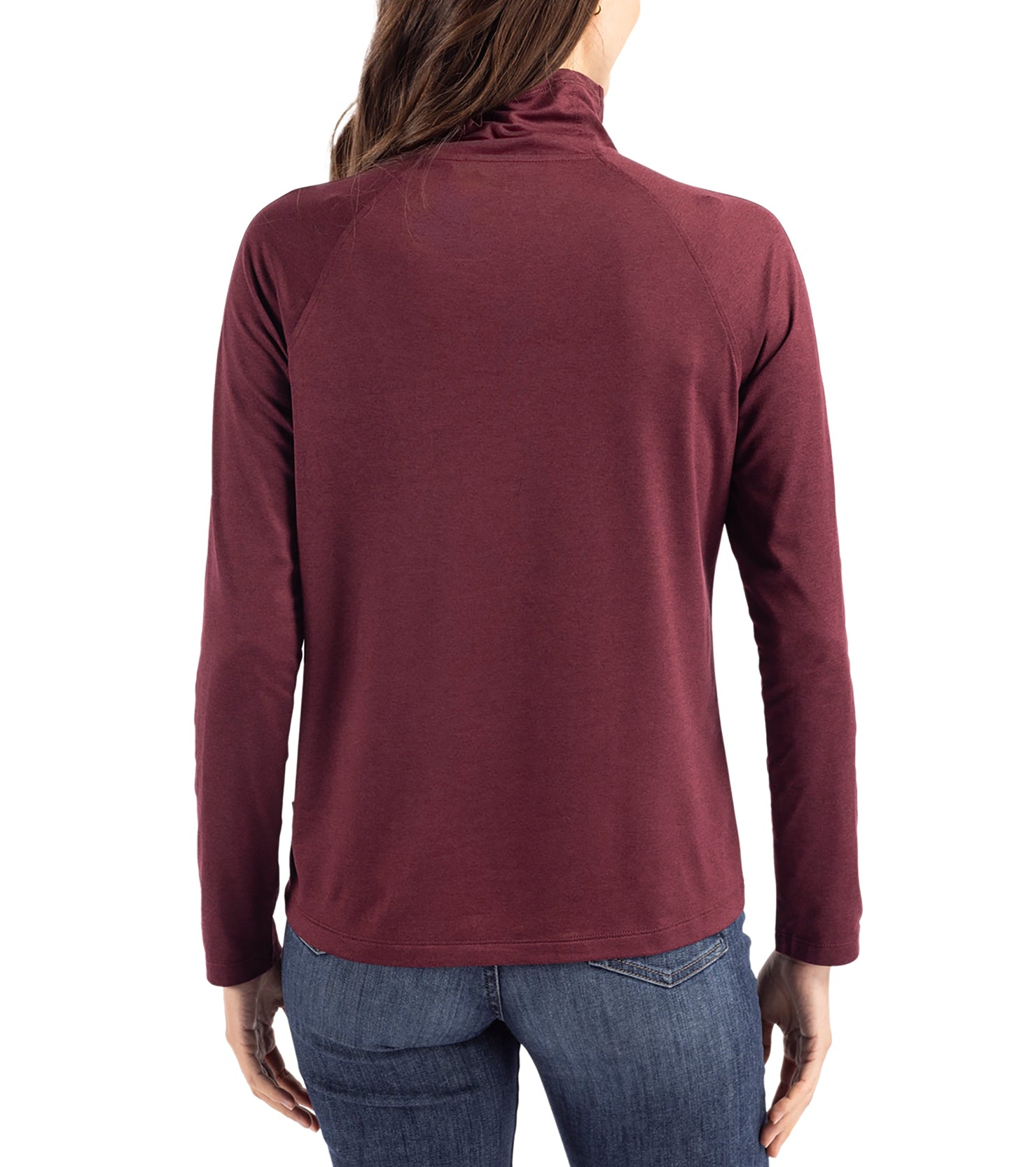 Cutter & Buck Coastline Epic Comfort Eco Recycled Womens Funnel Neck by Cutter & Buck Apparel
