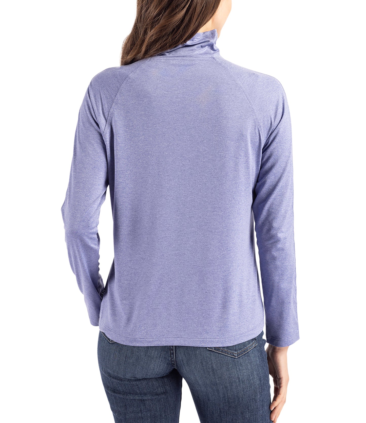 Cutter & Buck Coastline Epic Comfort Eco Recycled Womens Funnel Neck by Cutter & Buck Apparel