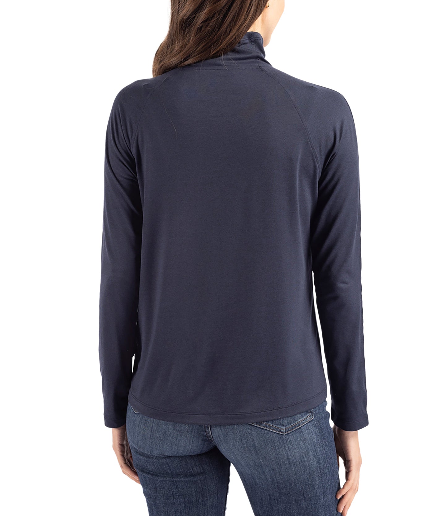 Cutter & Buck Coastline Epic Comfort Eco Recycled Womens Funnel Neck by Cutter & Buck Apparel