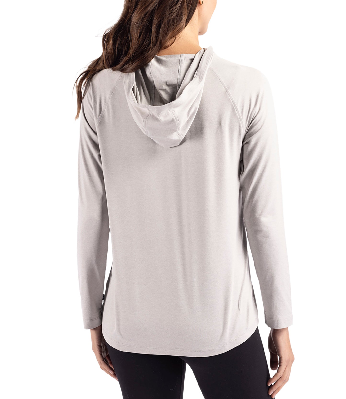 Cutter & Buck Coastline Epic Comfort Eco Recycled Womens Hooded Shirt by Cutter & Buck Apparel