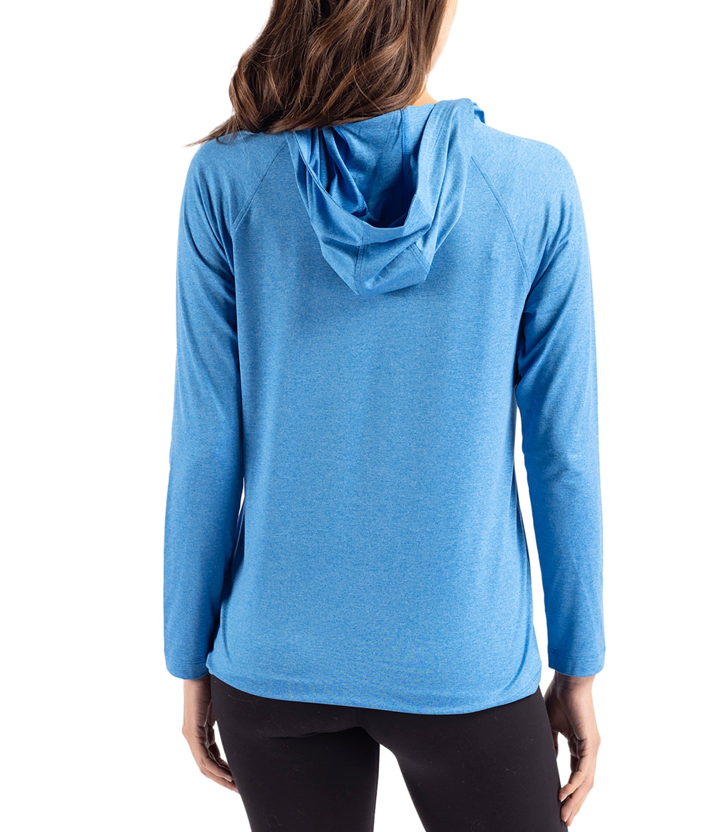 Cutter & Buck Coastline Epic Comfort Eco Recycled Womens Hooded Shirt by Cutter & Buck Apparel