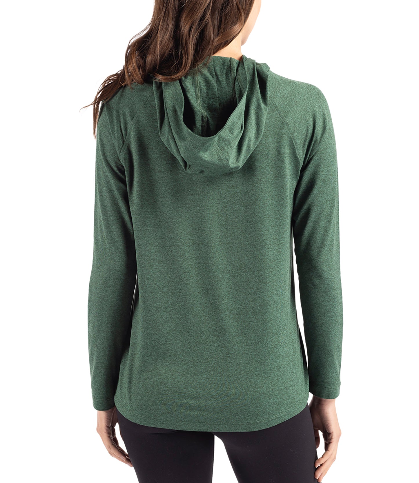 Cutter & Buck Coastline Epic Comfort Eco Recycled Womens Hooded Shirt by Cutter & Buck Apparel