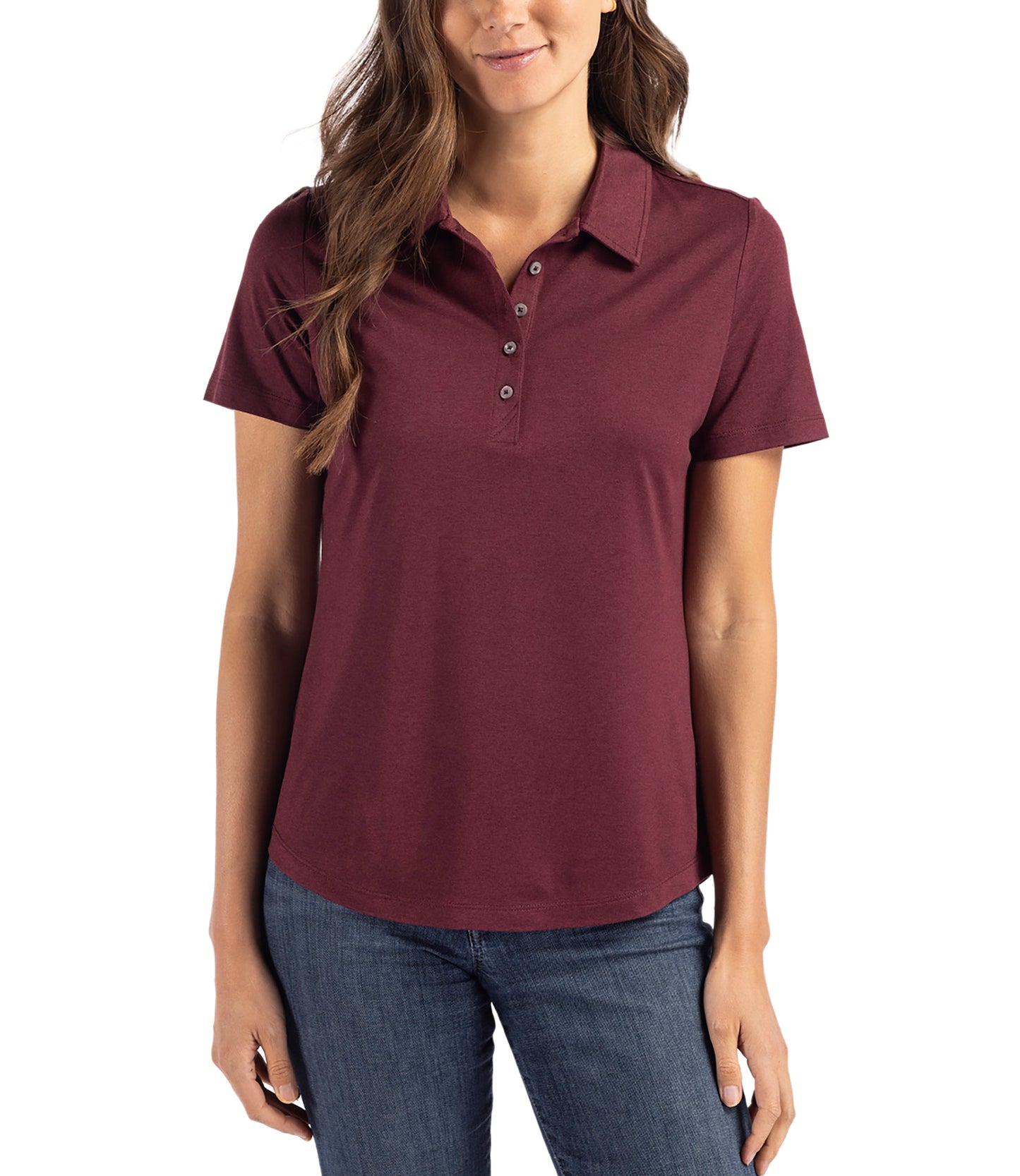 Cutter & Buck Coastline Epic Comfort Eco Recycled Womens Polo by Cutter & Buck Apparel