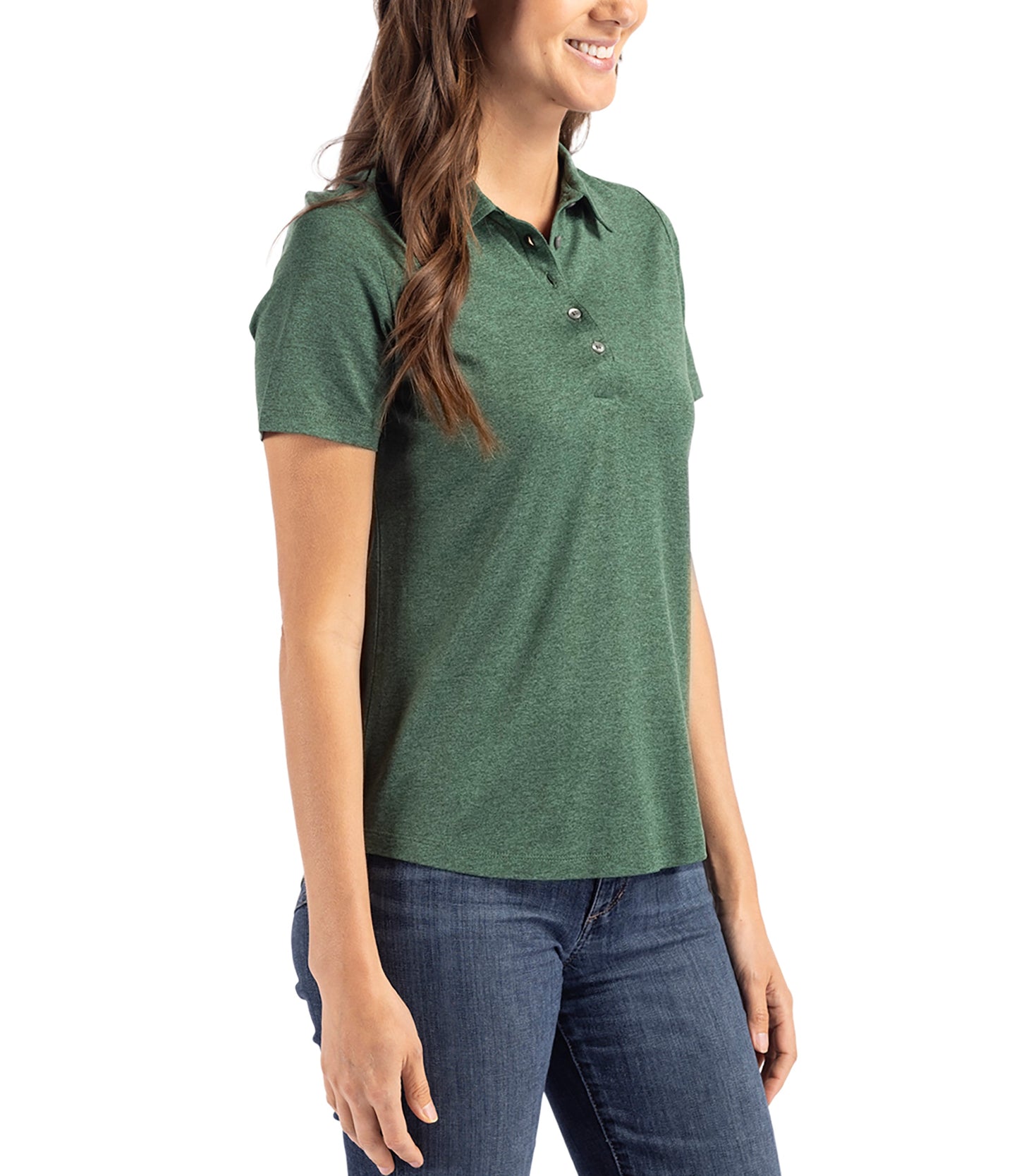 Cutter & Buck Coastline Epic Comfort Eco Recycled Womens Polo by Cutter & Buck Apparel