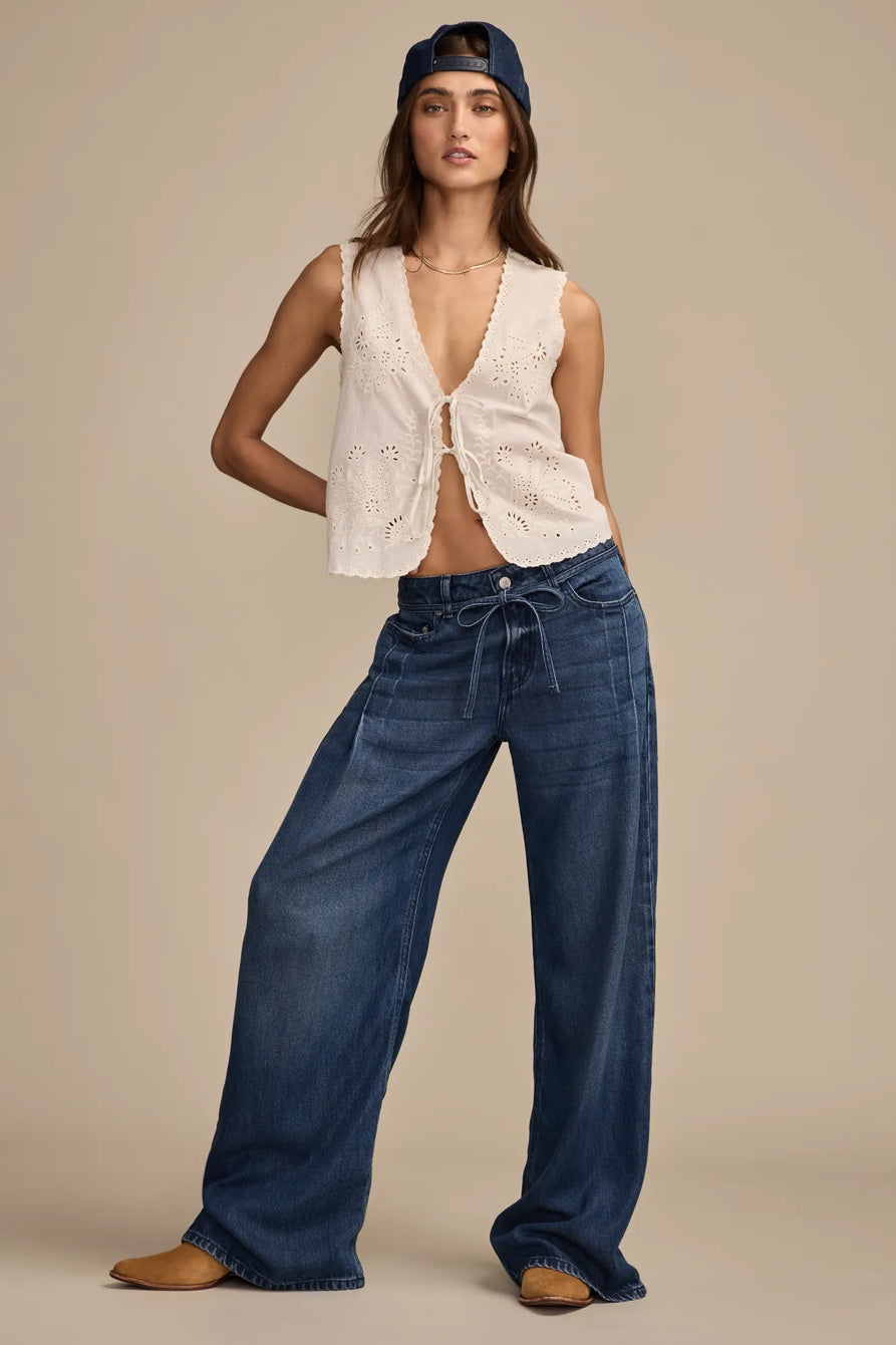Lucky Brand Women's Lucky Legend Liquid Denim Luxe Palazzo
