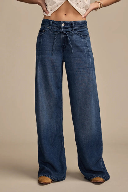 Lucky Brand Women's Lucky Legend Liquid Denim Luxe Palazzo
