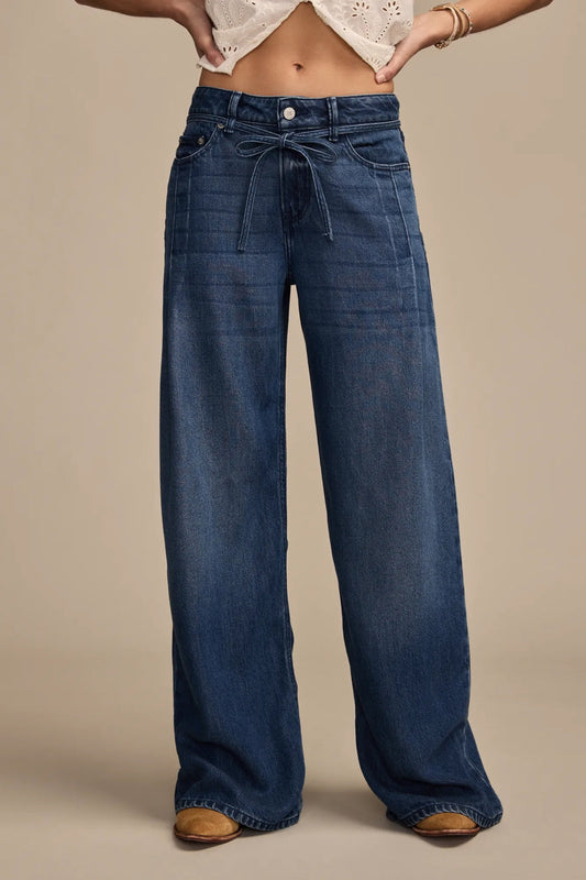 Lucky Brand Women's Lucky Legend Liquid Denim Luxe Palazzo