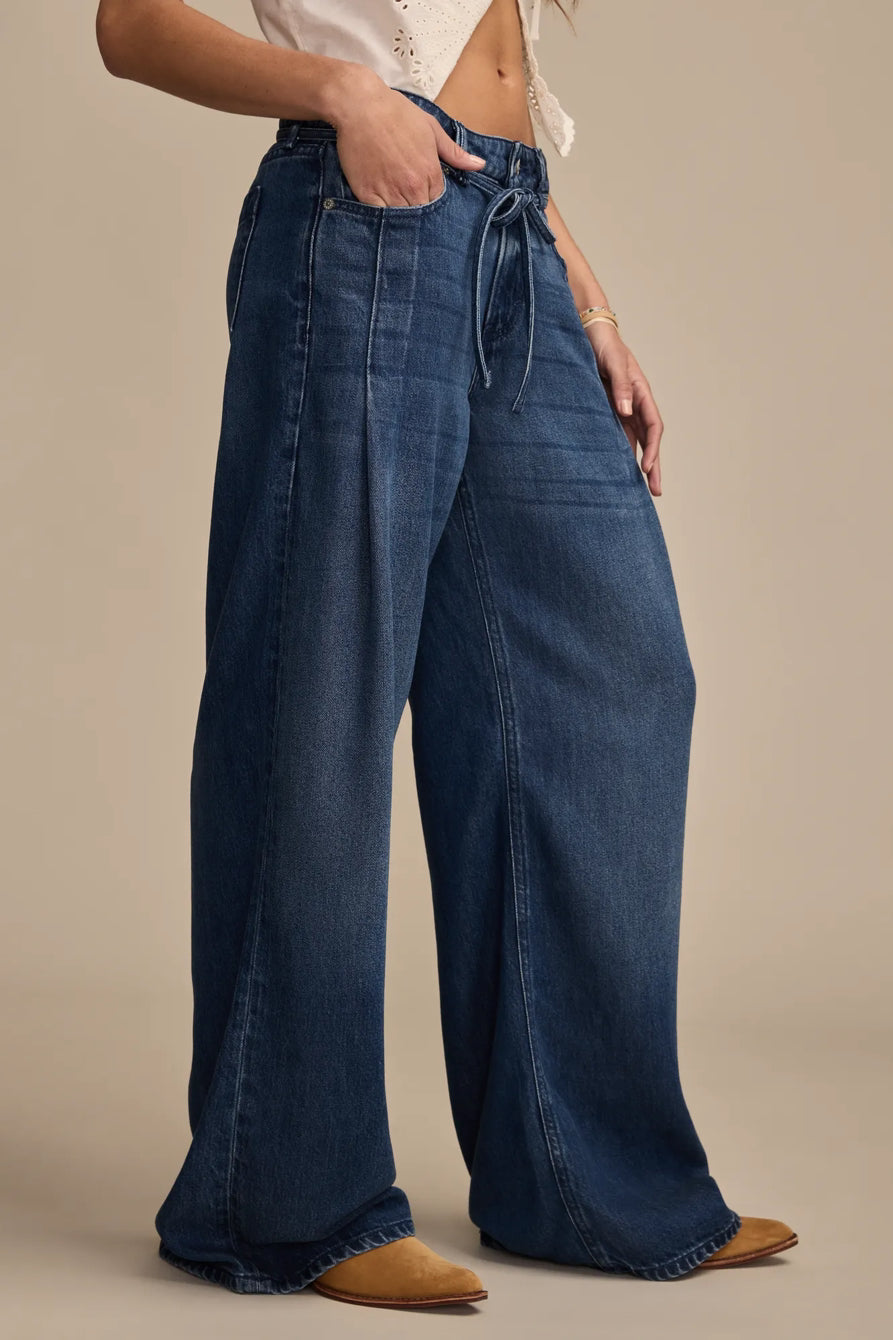 Lucky Brand Women's Lucky Legend Liquid Denim Luxe Palazzo