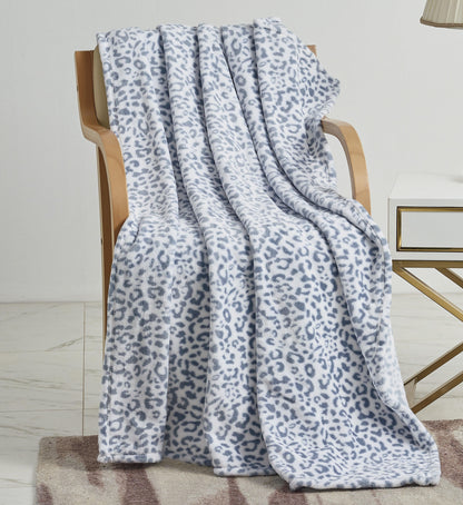 Elegant Comfort 50" x 70" Decorative Flannel Fleece Throw Blanket