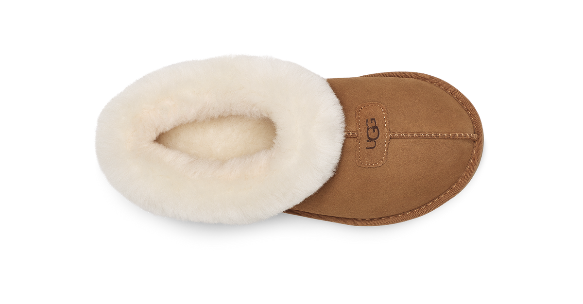UGG Tazzette Womens Platform Clogs — Chestnut Suede