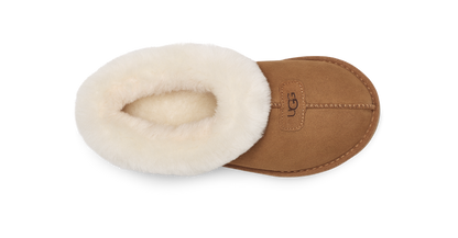 UGG Tazzette Womens Platform Clogs — Chestnut Suede