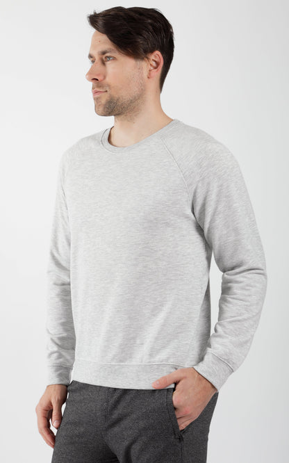 Men's Terry Brushed Long Sleeve Top