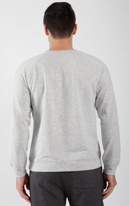 Men's Terry Brushed Long Sleeve Top