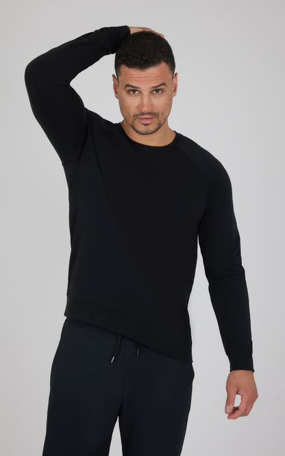 Men's Terry Brushed Long Sleeve Top