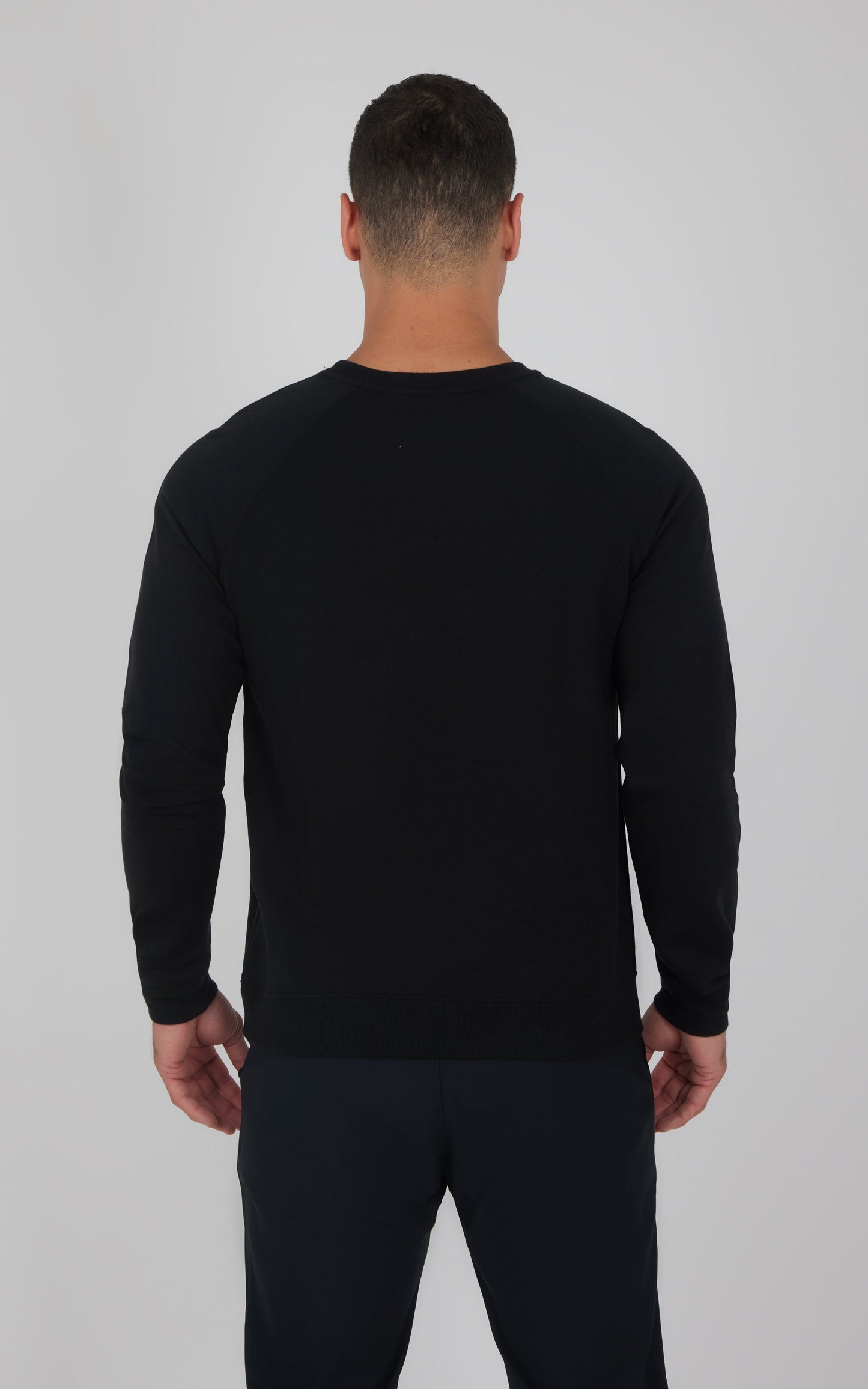 Men's Terry Brushed Long Sleeve Top