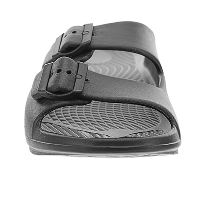 Sovella Active Recovery Sandals Women's PF Buckle Slide Black