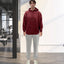 Burgundy/Light Gray