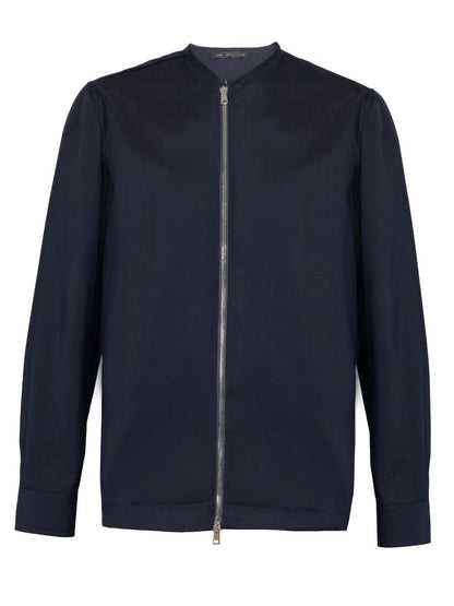 Jacket Virgin Wool Blue