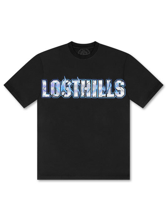 Losthills Inverted Logo Tee - Black