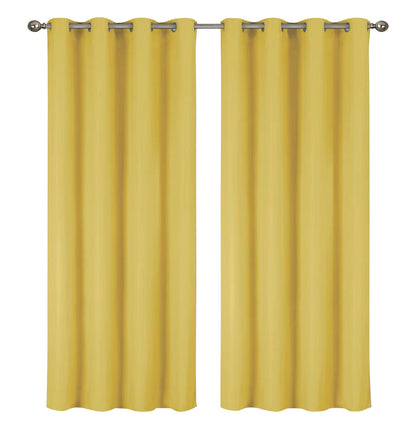 2 Pack - 55'' X 84'' Solid Thermal Blackout Panels (19 Colors)