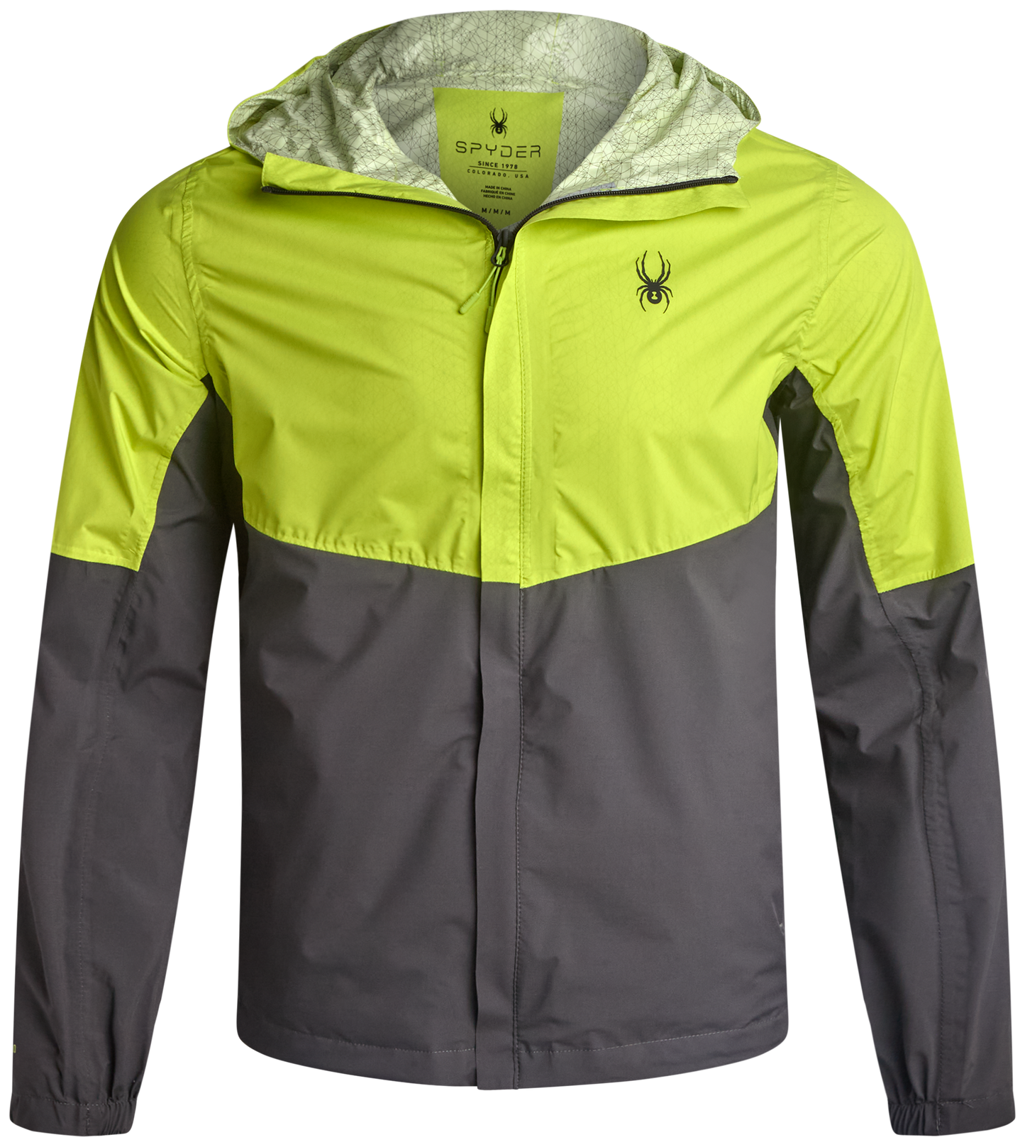 Men's Cloudy Day Rain Jacket - Lime