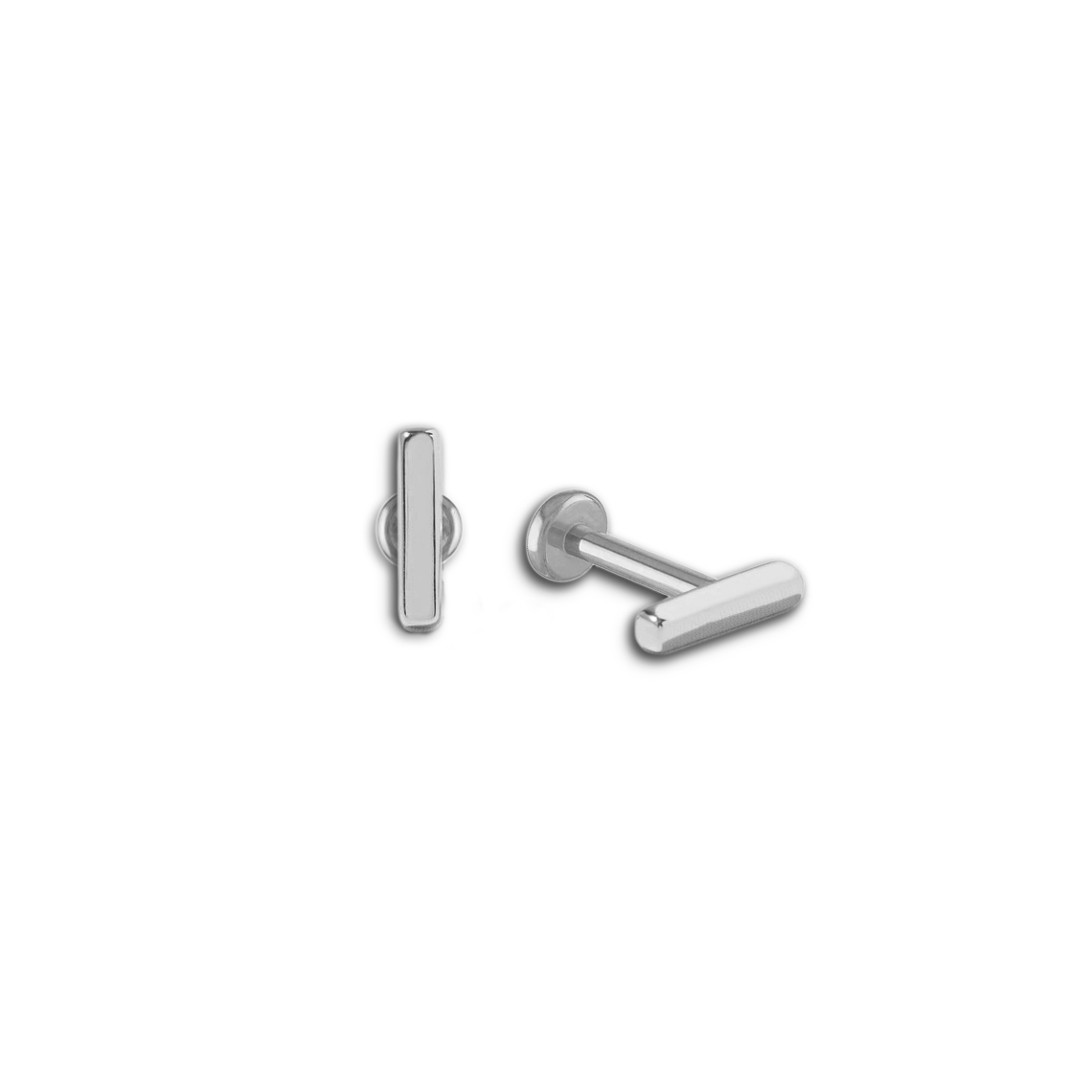 Mint & Lily Little Bar Sleeper Flatback Earrings | 16g