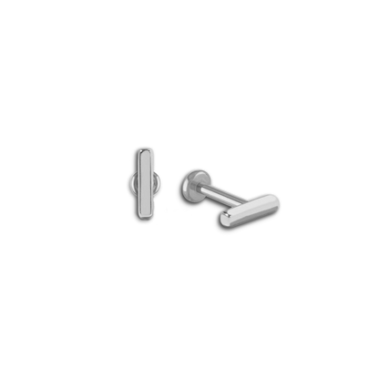 Mint & Lily Little Bar Sleeper Flatback Earrings | 16g