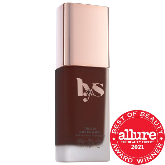 Triple Fix Serum Foundation - Clean Beauty Serum Foundation for Natural Finish - Vegan, Cruelty-Free, Skincare-Infused Makeup