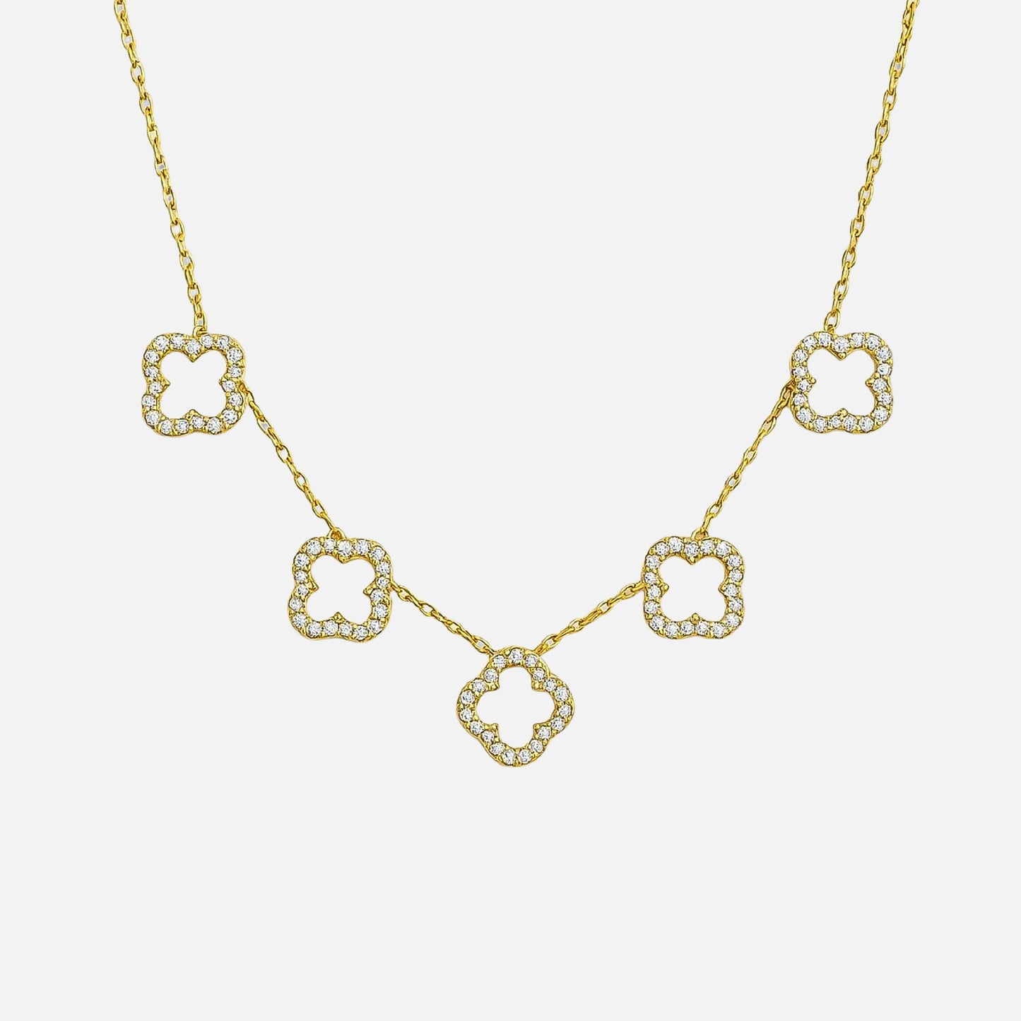 V Clover Necklace