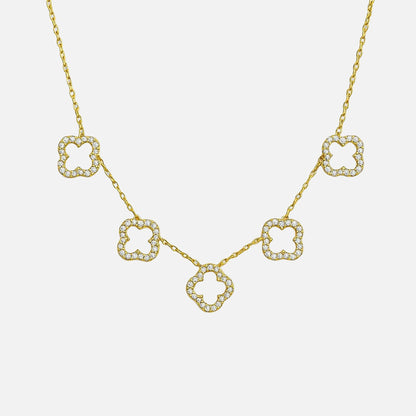 V Clover Necklace