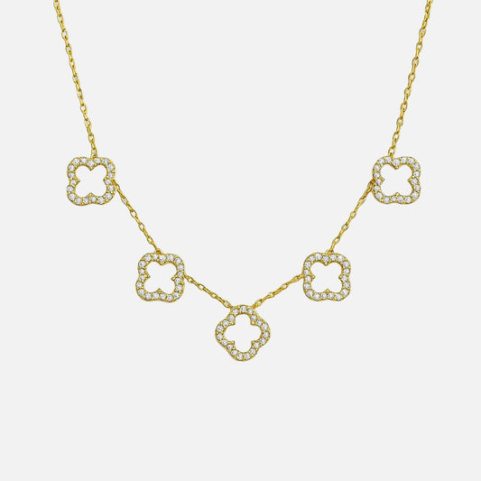 V Clover Necklace