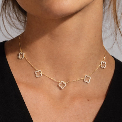 V Clover Necklace