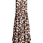 Brown & Cream Ombre Geo Print