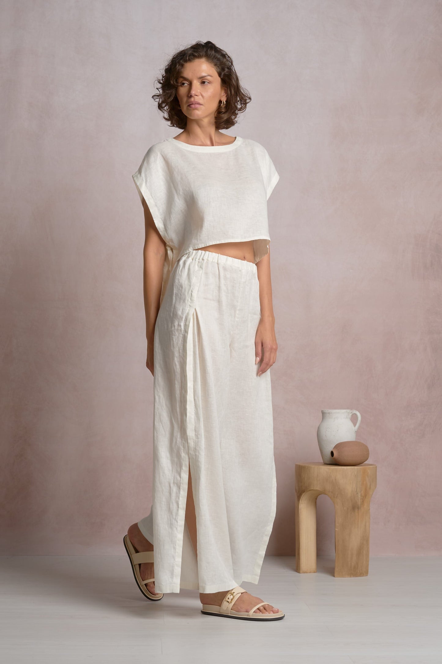 Lilian Top White