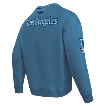 Pro Standard LA Dodgers Country Club Crewneck - Steel Blue