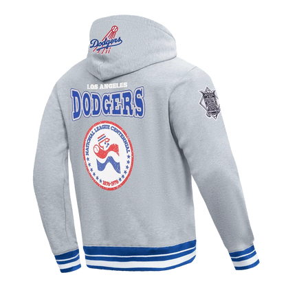 Pro Standard Los Angeles Dodgers Day One Rib Fleece Hoodie - Heather Grey