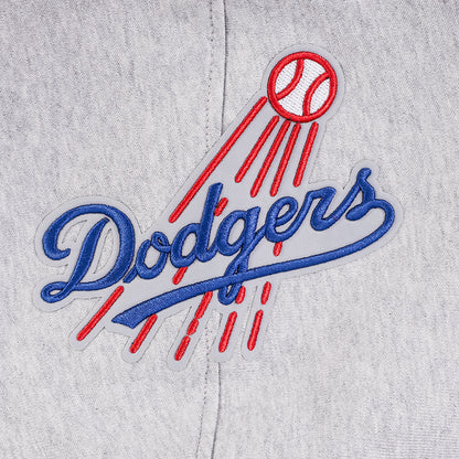 Pro Standard Los Angeles Dodgers Day One Rib Fleece Hoodie - Heather Grey