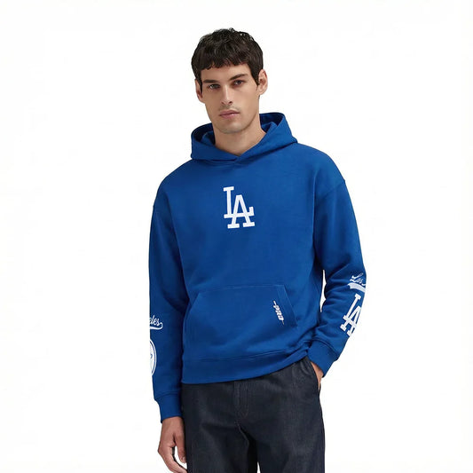 Pro Standard Dodgers Living Large Hoodie - Dark Blue