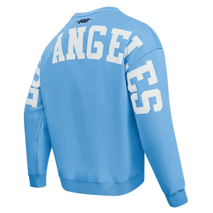 Pro Standard LA Dodgers Wingspan Drop Shoulder Crewneck - University Blue