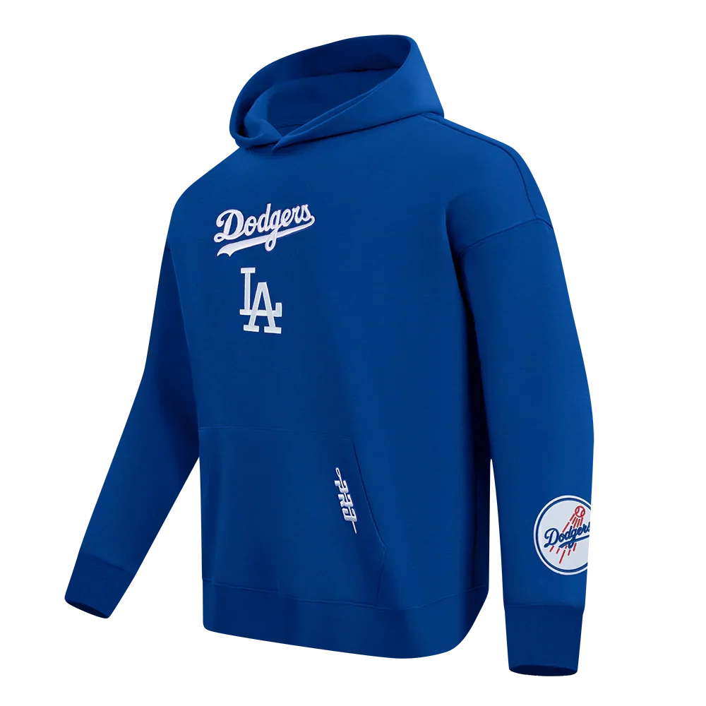 Pro Standard La Dodgers Wingspan Drop Shoulder Hoodie - Dark Blue