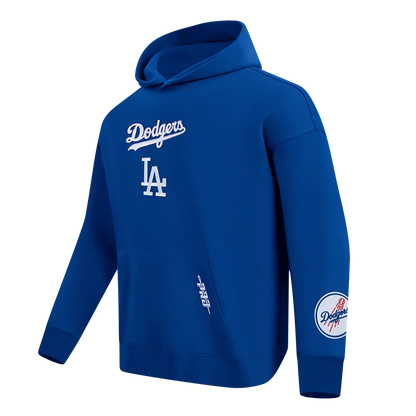 Pro Standard La Dodgers Wingspan Drop Shoulder Hoodie - Dark Blue