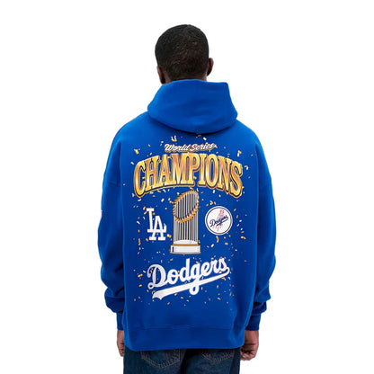 Pro Standard LA Dodgers World Series Fleece Hoodie - Royal Blue