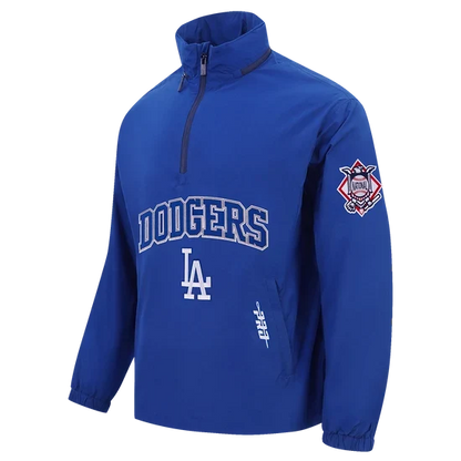 Pro Standard Los Angeles Dodgers Pre Game Quarter-Zip Jacket - Dodger Blue