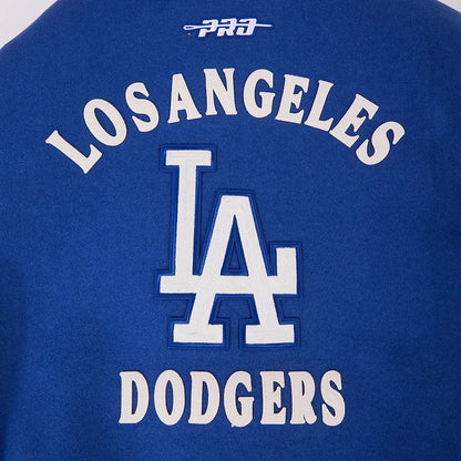 Pro Standard Los Angeles Dodgers First Team Wool Varsity Jacket - Dodger Blue