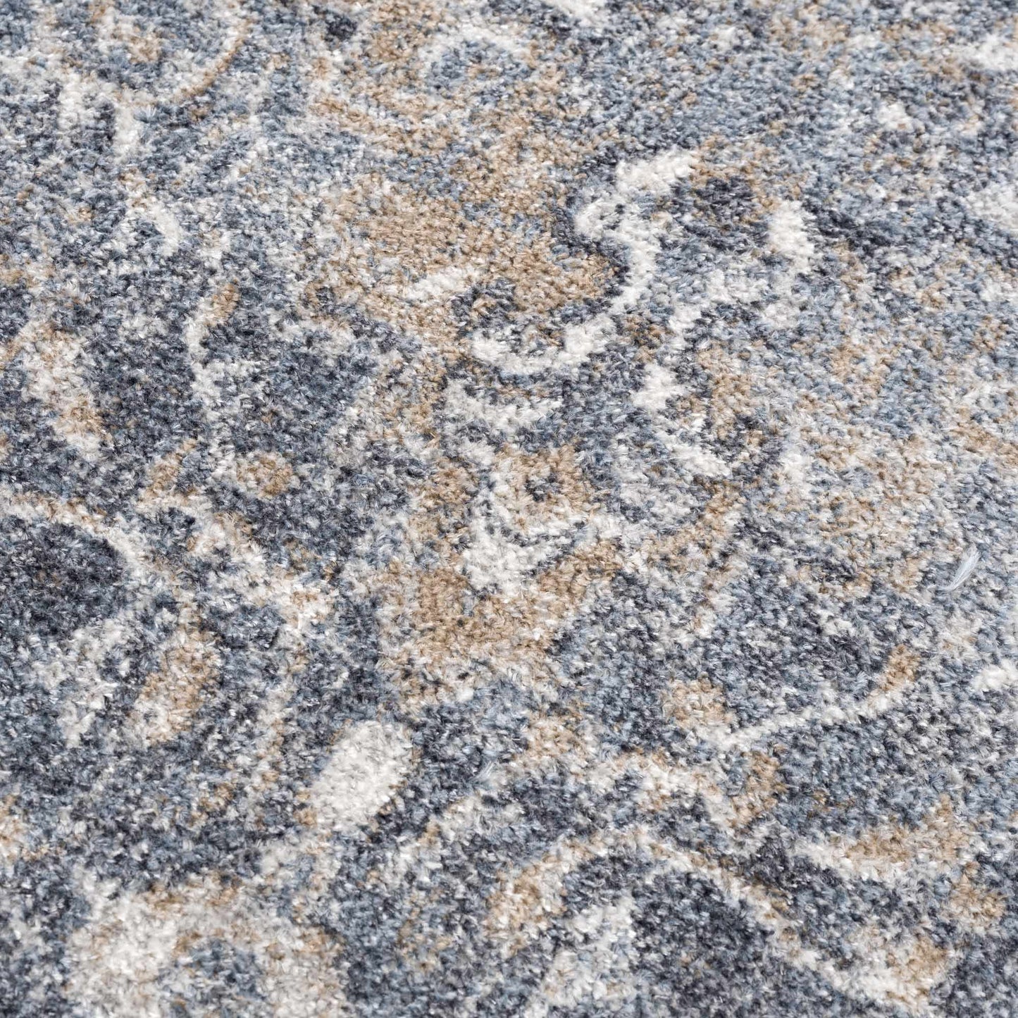 Aurum Blue Washable Area Rug - Clearance