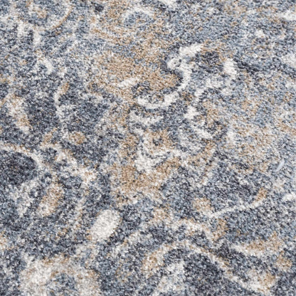 Aurum Blue Washable Area Rug - Clearance