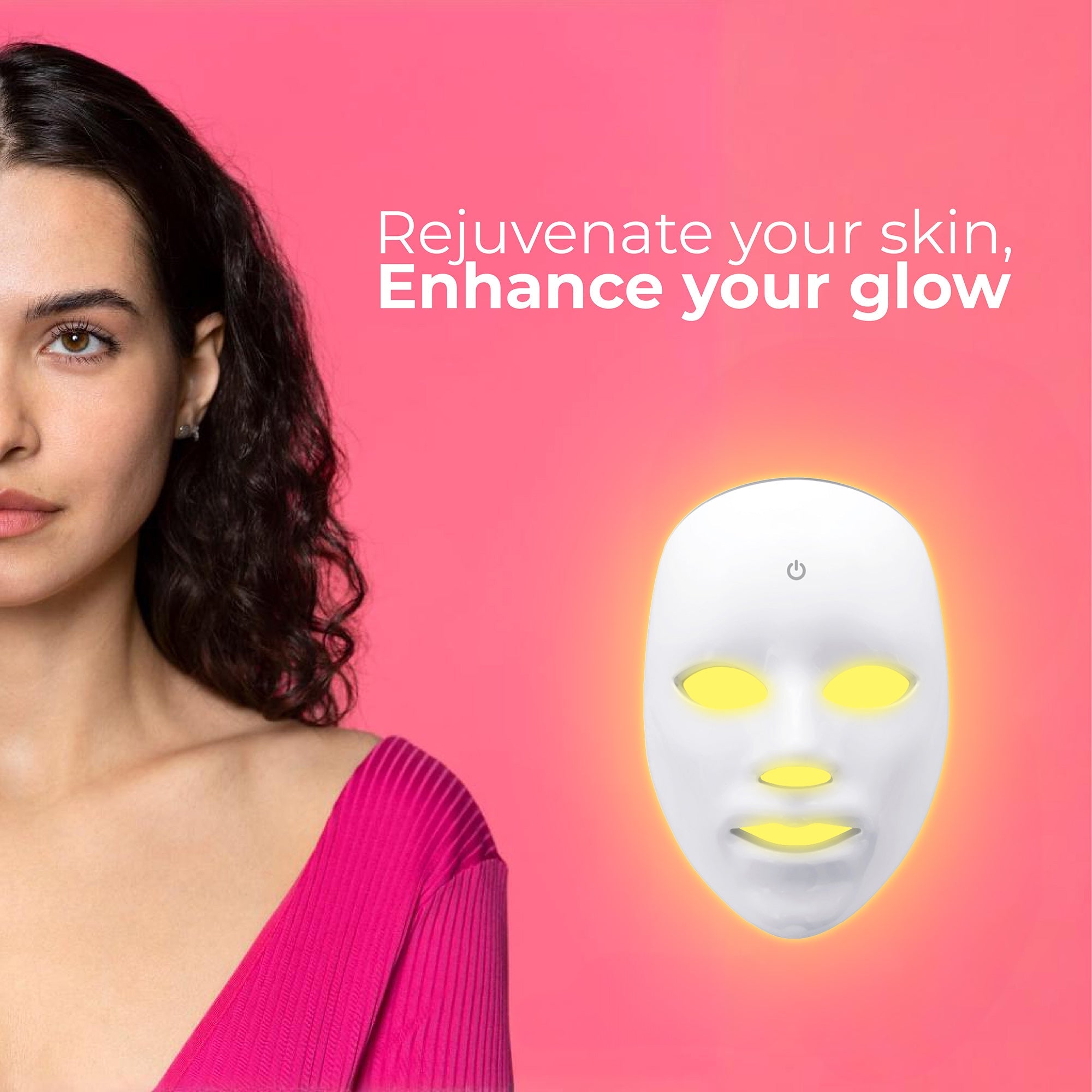 Pursonic 7-in-1 LED Light Therapy Face Mask – Advanced Skincare at