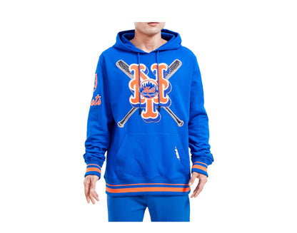 Pro Standard New York Mets Mash Up Logo Men's Hoodie — Royal/Blue